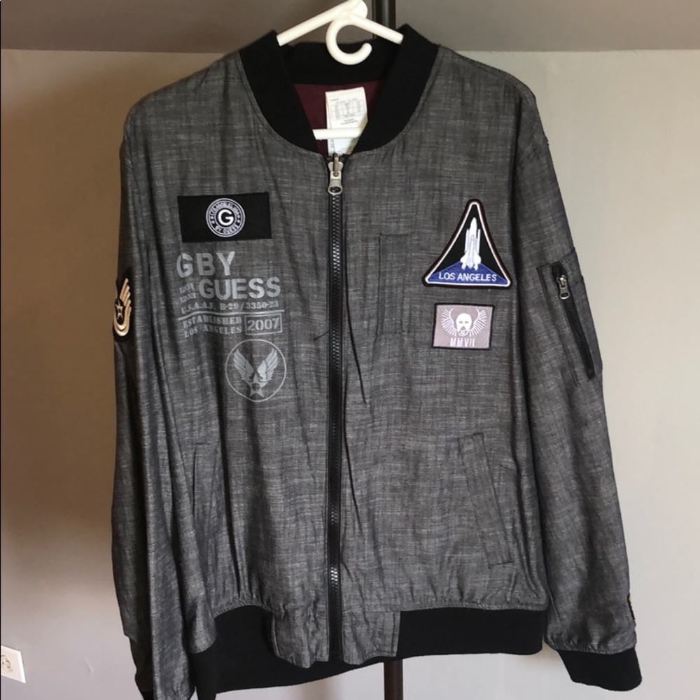 Guess Bomber Jacket Gray